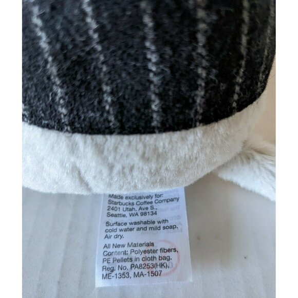 STARBUCKS Plush HUXLEY The MOUSE WRITER Christmas Pellets Stuffed Animal 2010 7" - Picture 5 of 7